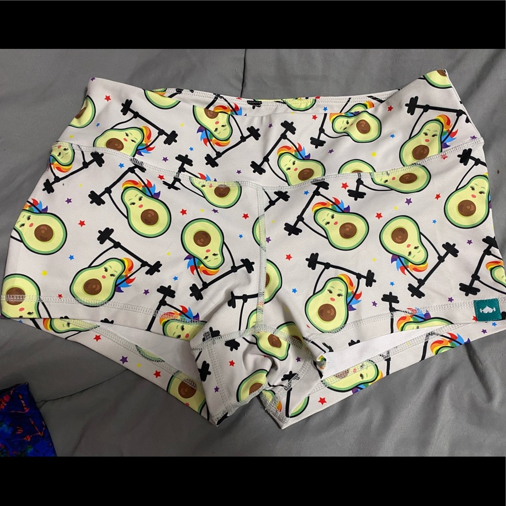 Wodbottom avocado unicorn shorts